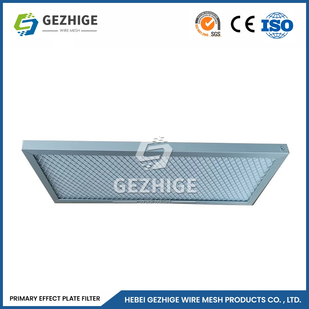 Gezhige armazón de aluminio plegable de metal personalizados fabricantes de filtro Filtro Pre-Primary China económica y práctica Filtro purificador de aire