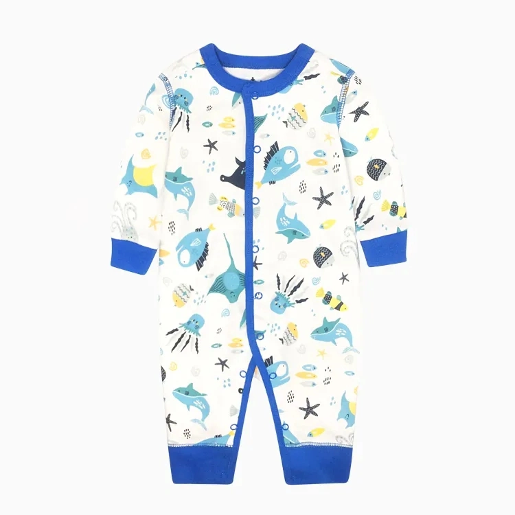 Otoño de punto prendas recién nacidas de moda de manga larga Baby Romper