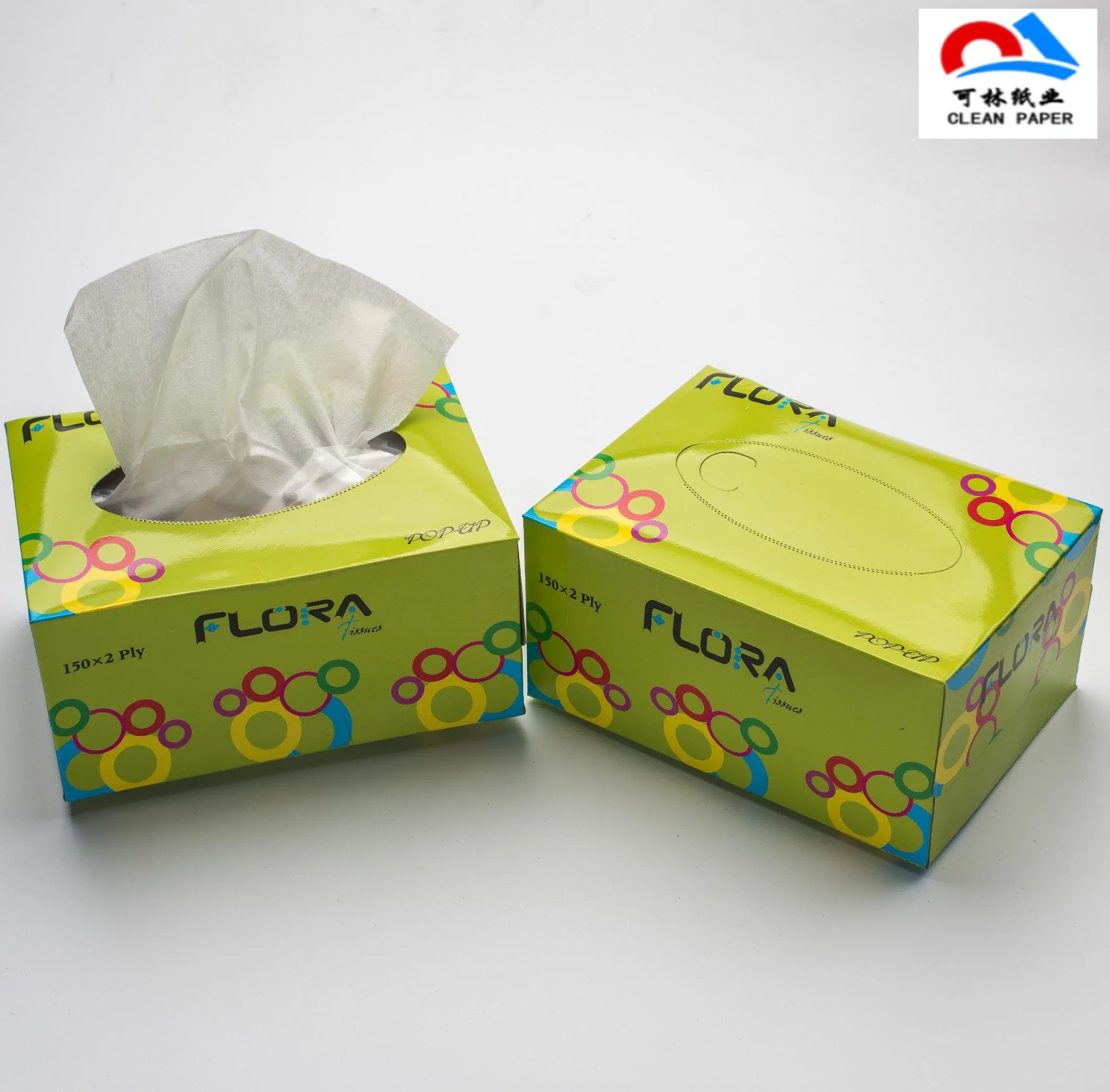 Virgin Wood Pulp 2ply 200sheets Facial Tissue Soft Pack