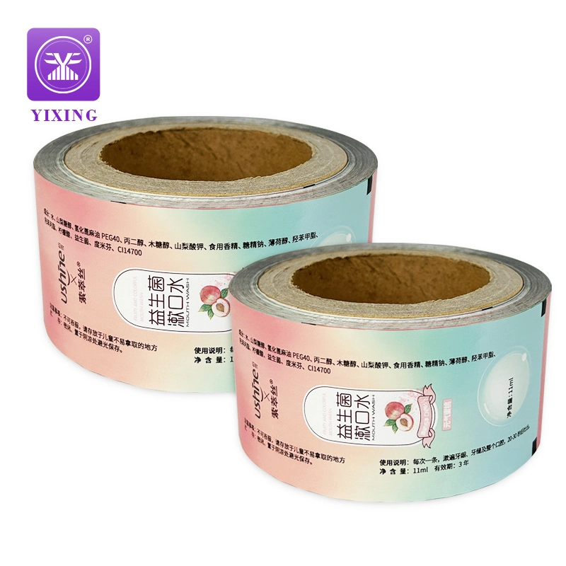 Shampoo Cream Mouthwash Sachet Plastic Packaging Roll Films for Cosmetic Packaging