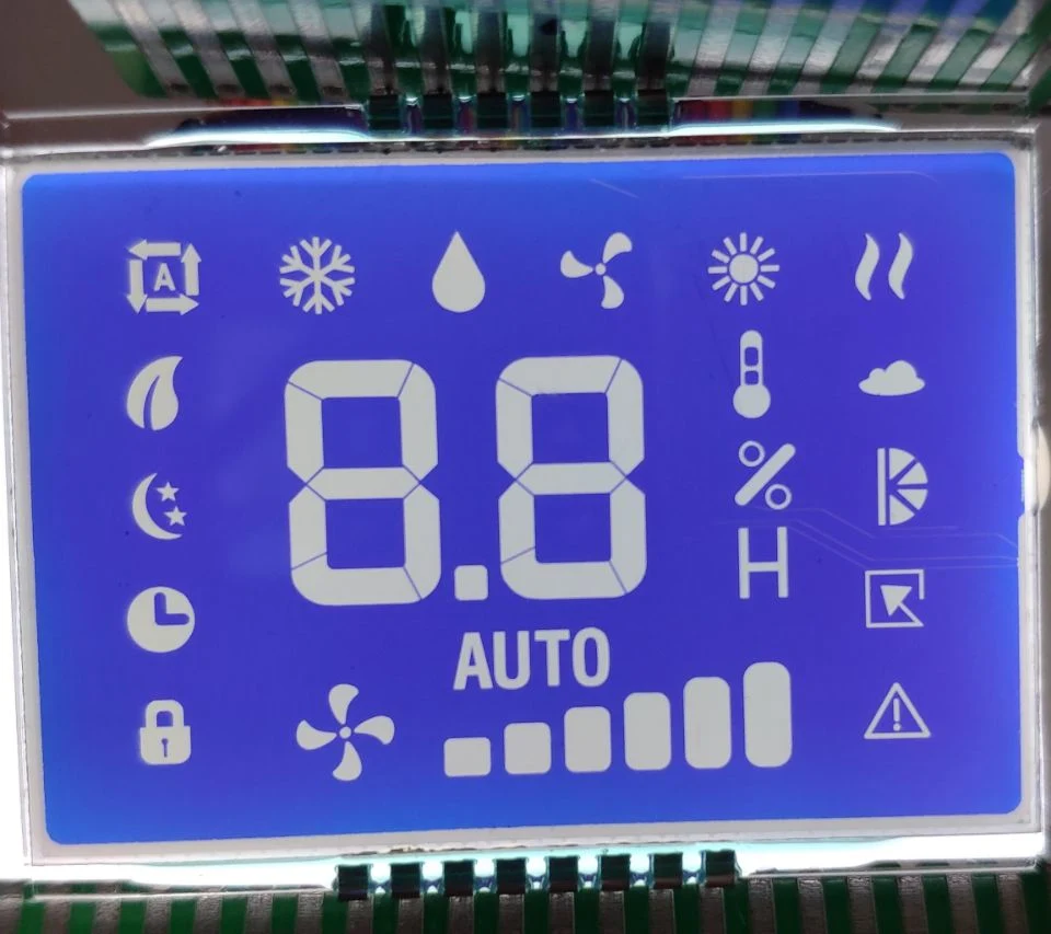 Personalizar a temperatura e humidade do visor do medidor 7 segmento-Display LCD