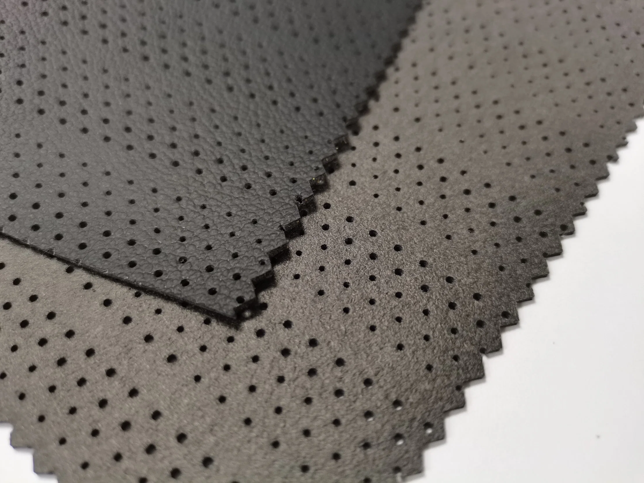 Microfiber Fiber Automotion Huafon High quality/High cost performance  Fire Proof Perforated Synthetic Leather