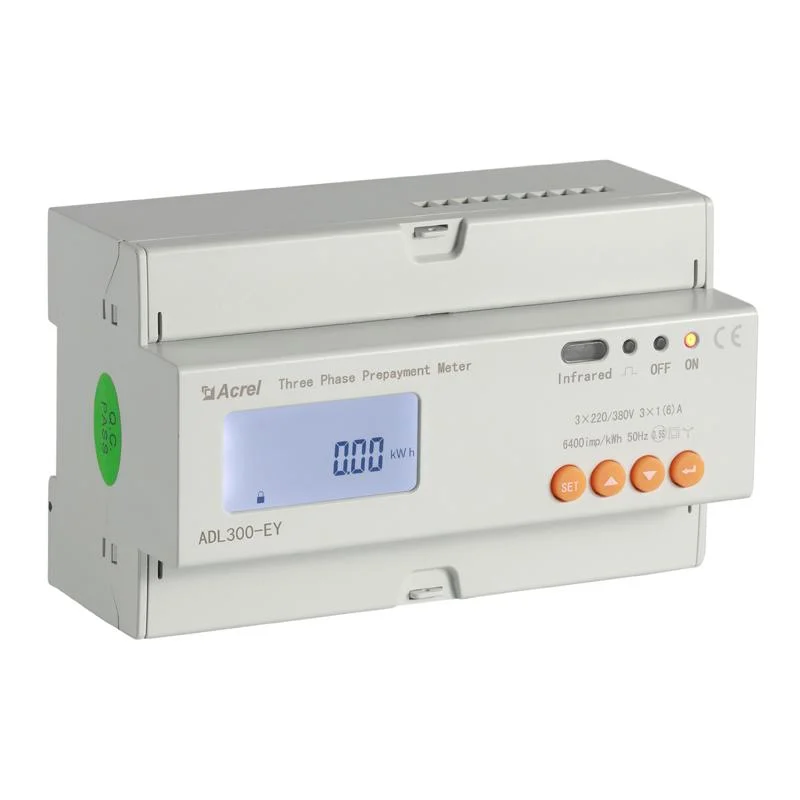 Acrel Adl3000-E/CT DIN Rail Mounted Watt-Hour Accuracy 0.5s Multi-Function Energy Meter Optional RS485/Multi Tariff