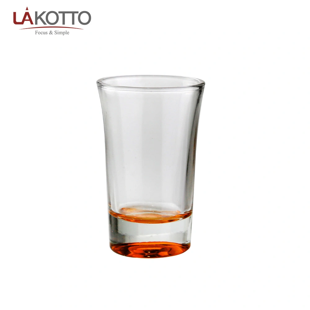 Pared Thick-Bottomed Non-Hanging exquisita copa de vino Shot de Vidrio Cristal de Whiskey.