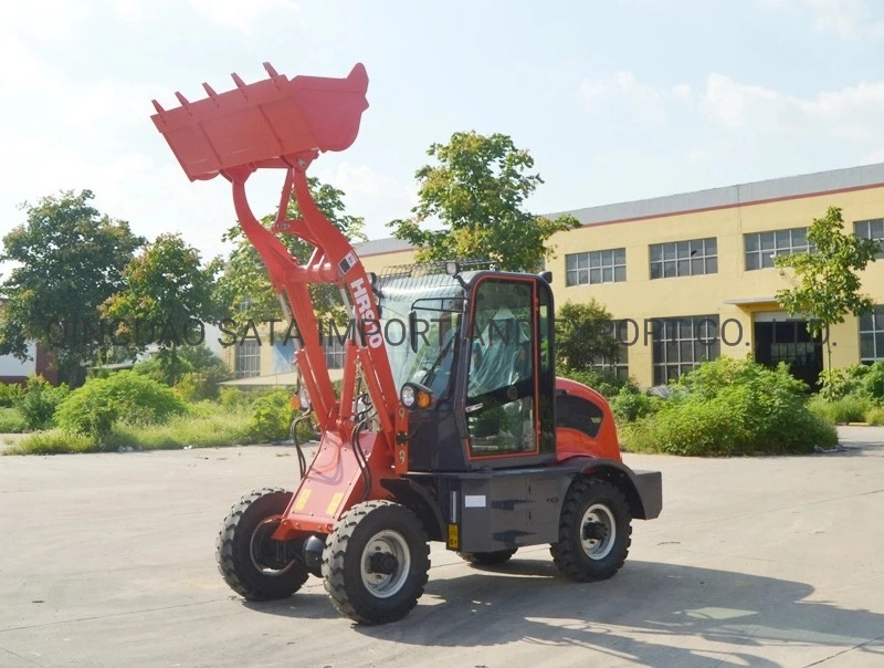 China Farm Machinery 0.8ton Small Loader Front End Wheel Loader