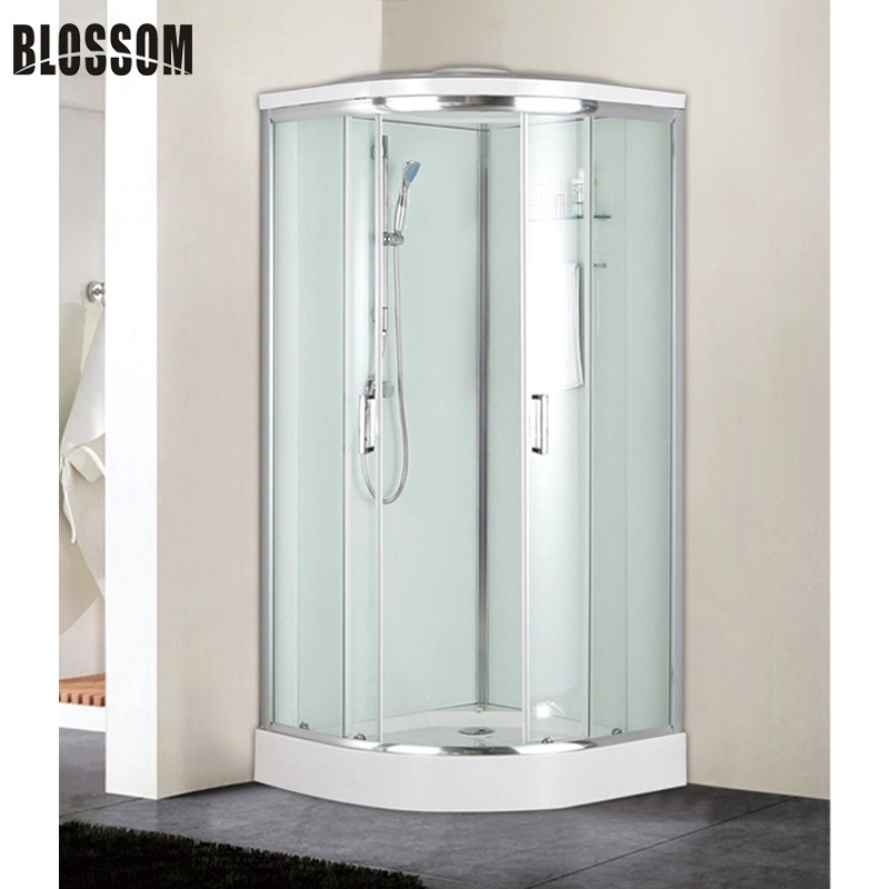 Grey Tempered Glass Foot Massage Shower Room Steam Cabin (BLS-9826)