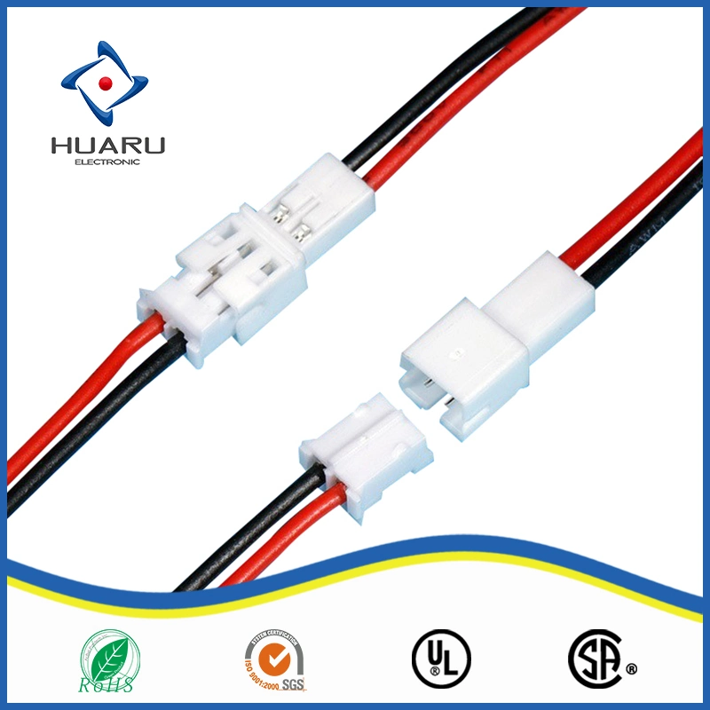 شريط مسطح للكابل الأحمر/الأبيض Jst/Molex/Jae مقاس 2,0 مم من نوع UL