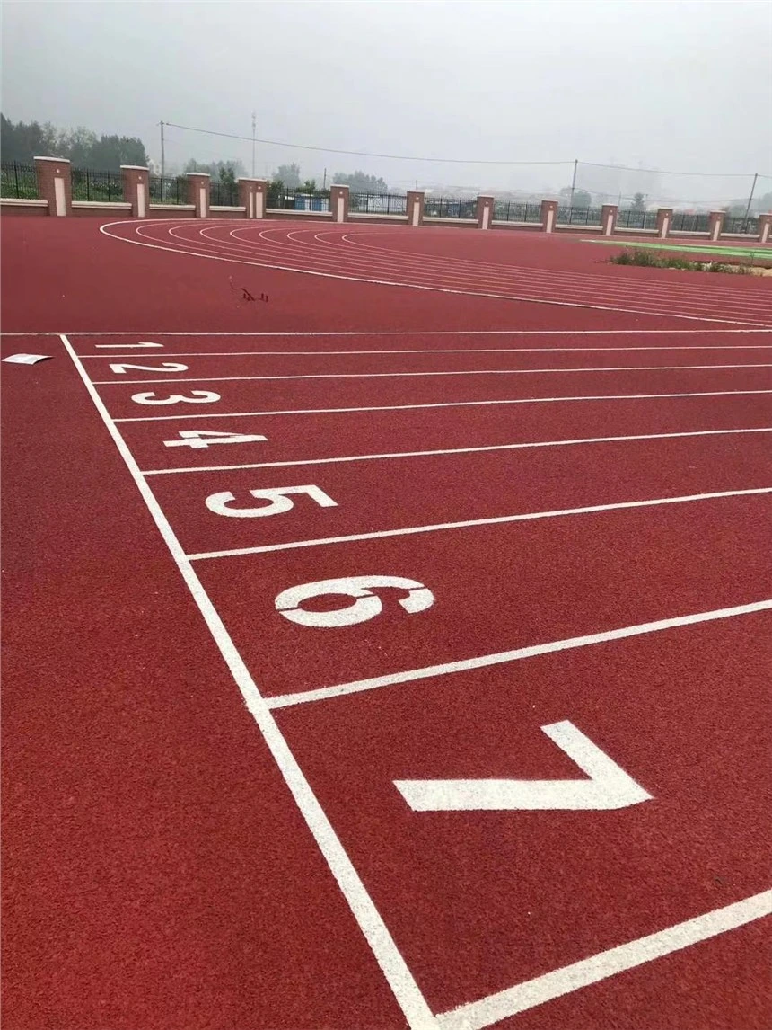 Tapis de course à pied en caoutchouc synthétique préfabriqué pour les stades sportifs internationaux