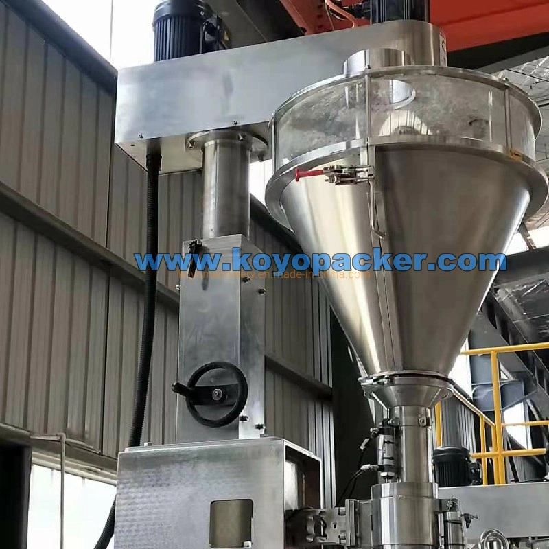 Automatic Production Line of 1-5-10kg Detergent Washing Soap Cleaner Powder Rotary Filling Sealing Machine for Doypack Spout Bag