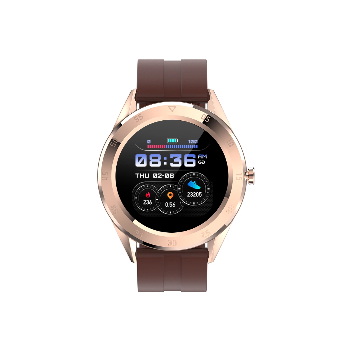 Smartwatch Hommes Femmes Bluetooth-Compatible Smartwatch Fitness Sports de suivi de fréquence cardiaque Bracelet