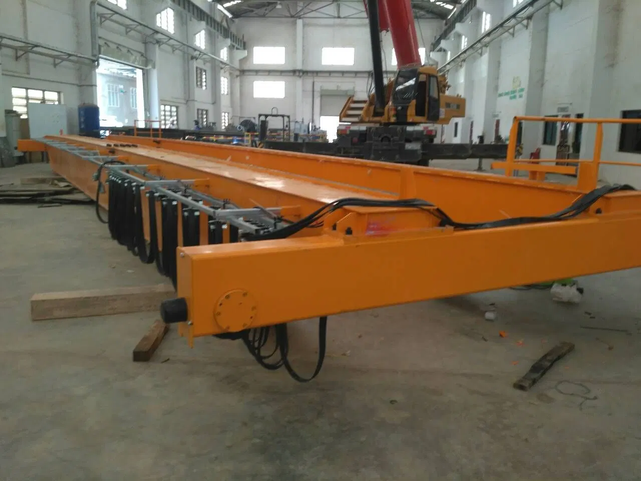 Hoisting Equipment 10 Ton Single Girder Overhead Crane Engineering for Steel Factory