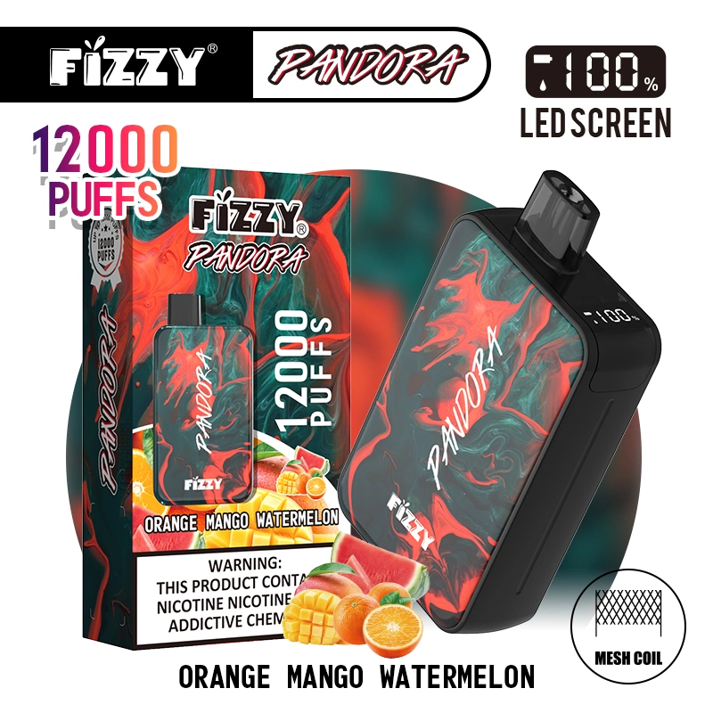 Precio al por mayor Fizzy Pandora 12000 Puff desechable VAPE cigarrillos electrónicos Mostrar VAPs