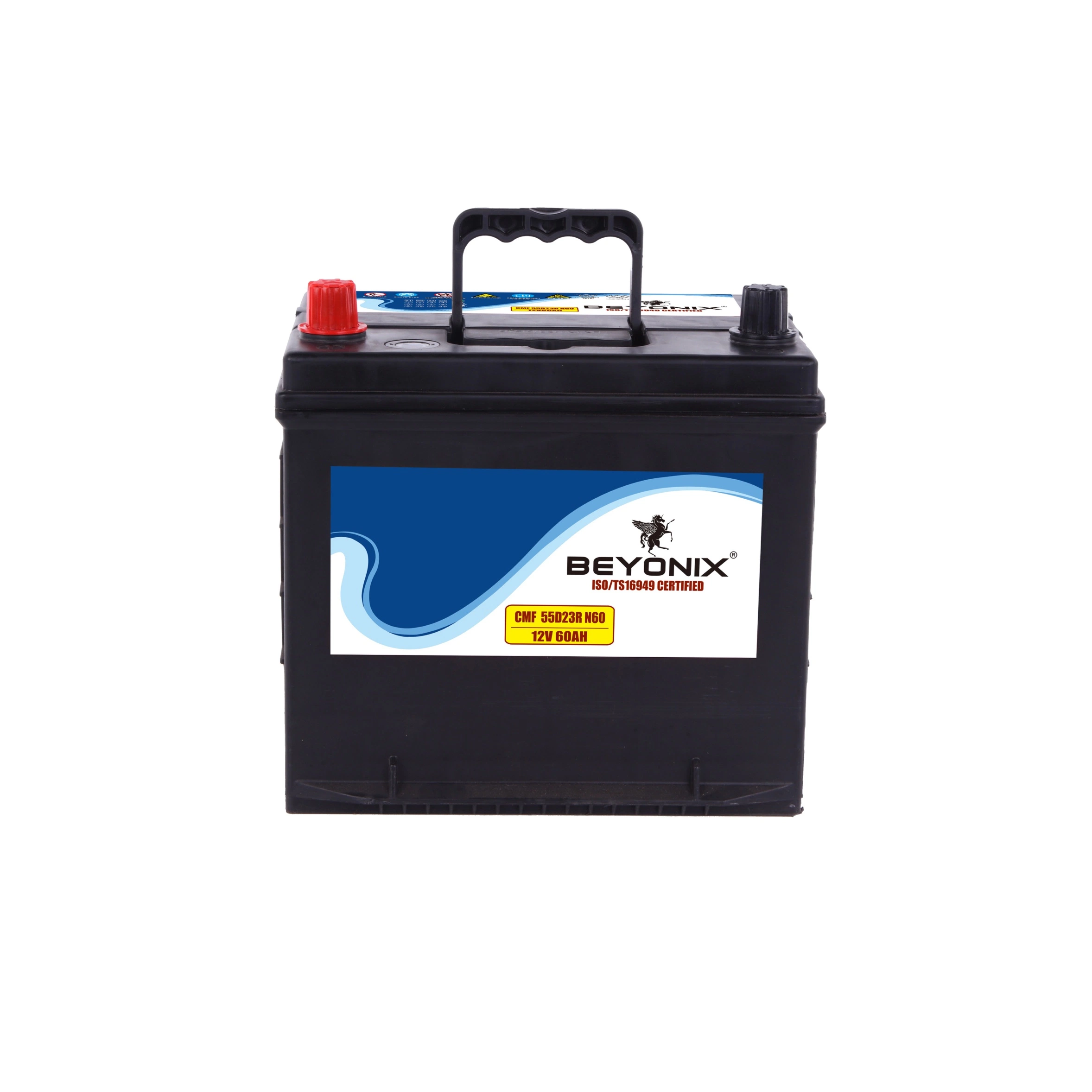 Jeje 12V Maintenance Free Car Battery Cmf 55D23r Beyonix Sealed Lead Acid