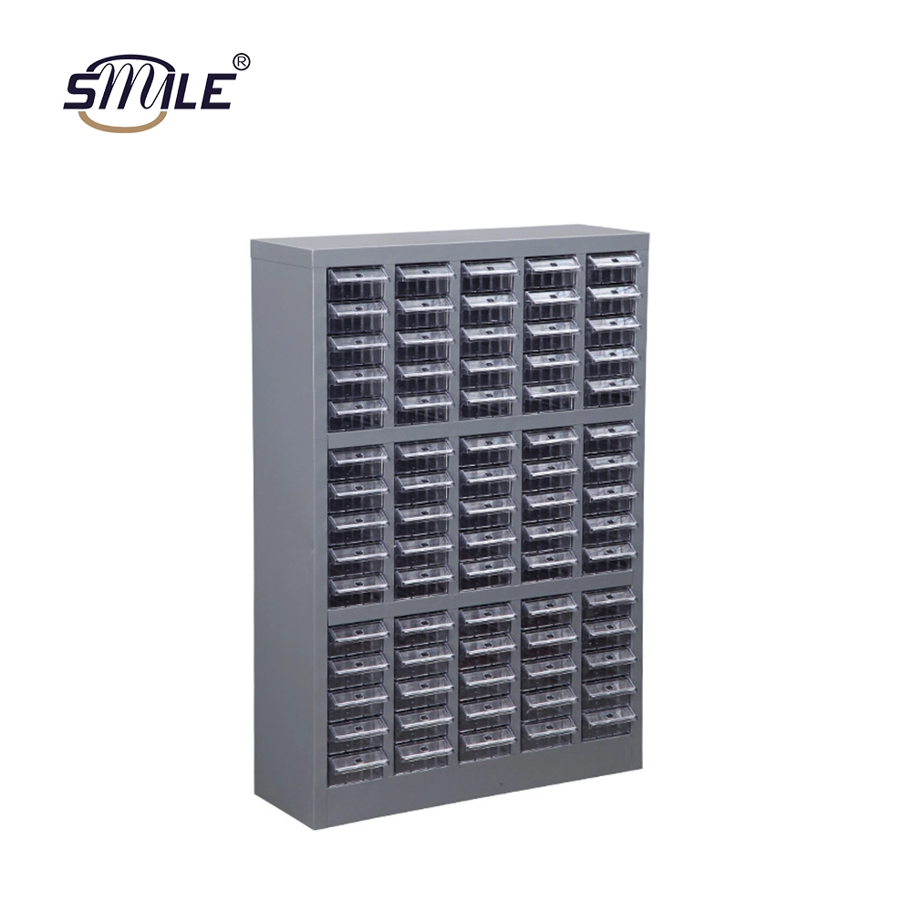 Smile Multi-Plastic Drawer Space Organizer Steel Spare Parts Storage Cabinet