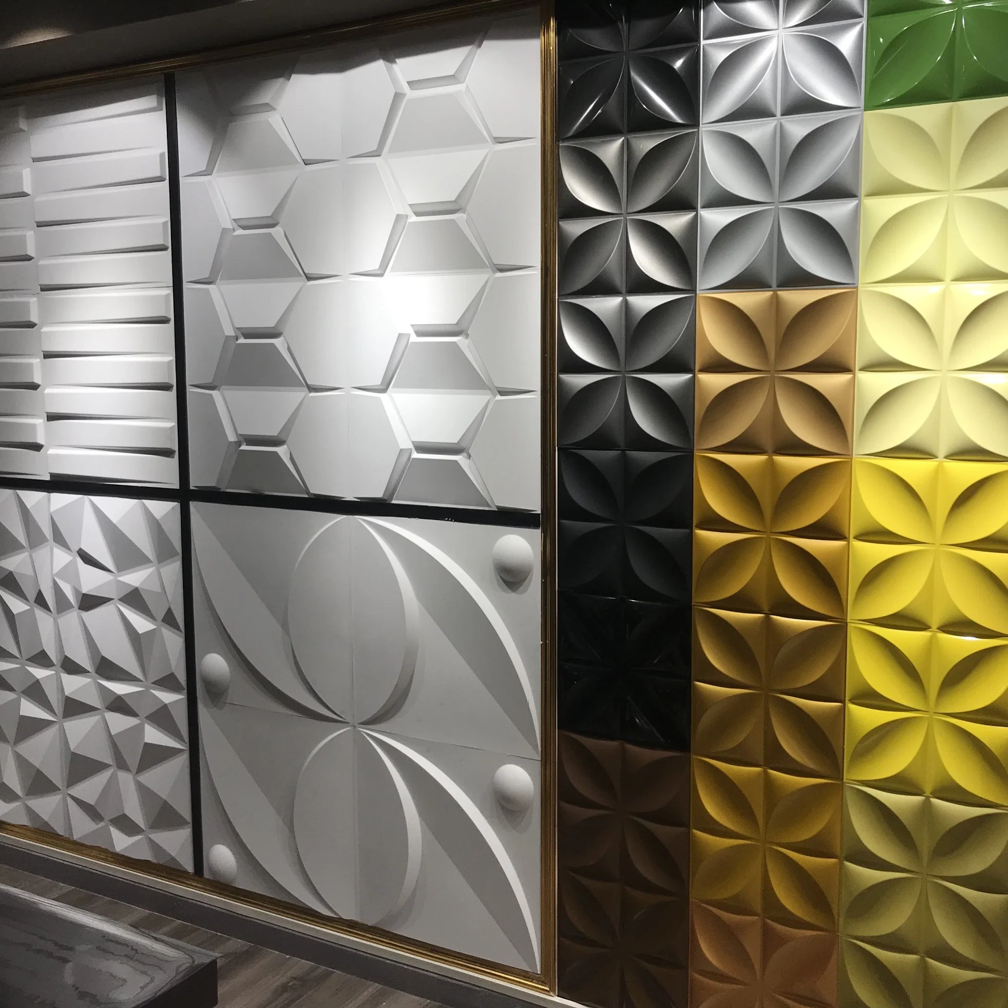 Building Material Decorative PVC Ceiling Tile 3D PVC Wall Panel