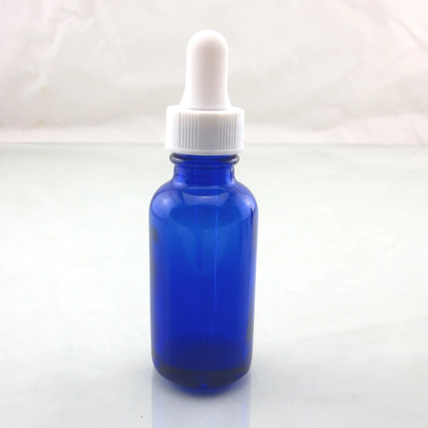 1 Oz Blue Boston Glass Bottles China 8 DRAM Vials