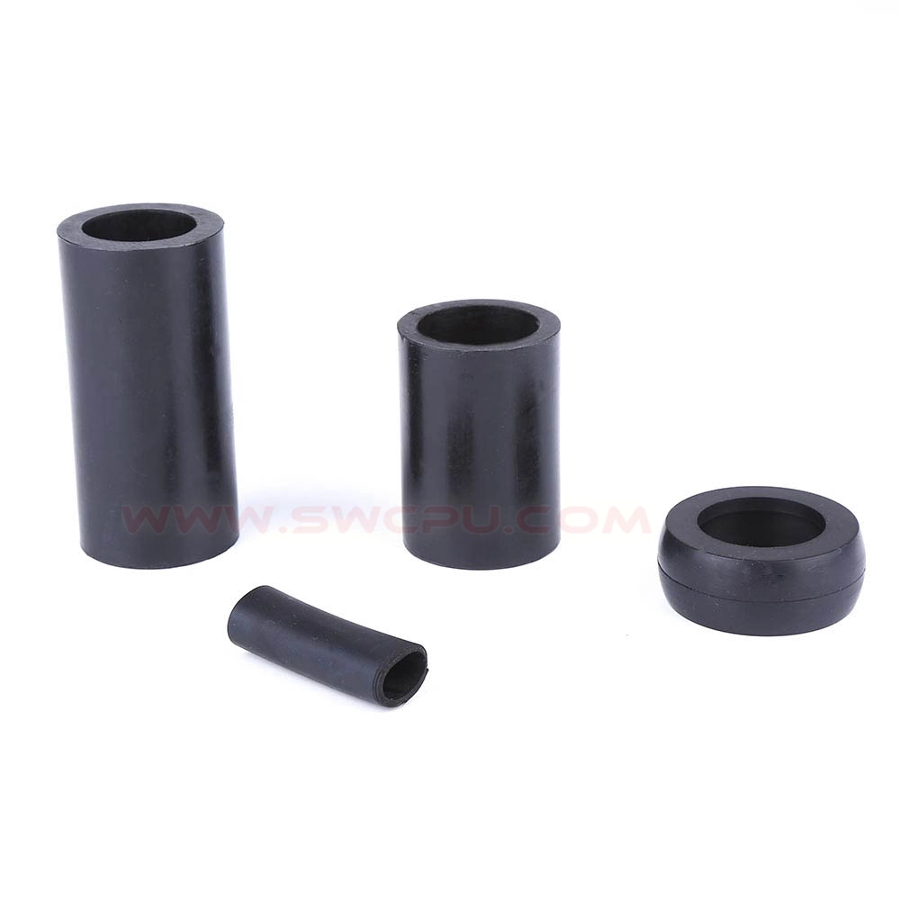 Custom Molded SBR NBR EPDM Bushing Spring Solid Rubber Cylinder