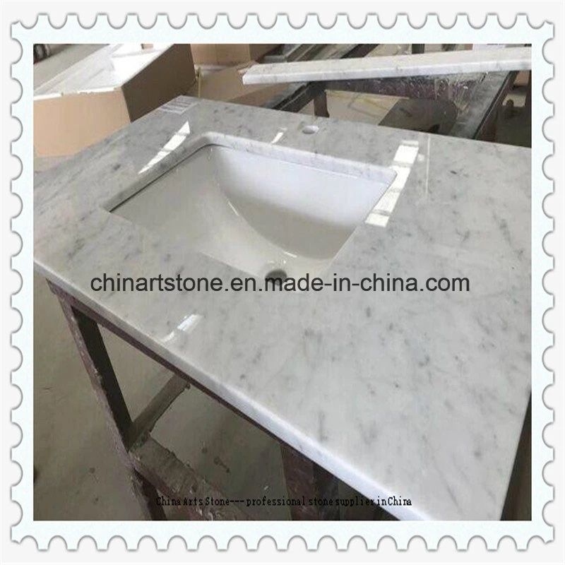 China Polished Granite/Marble/Quartz Bathroom Counter Top