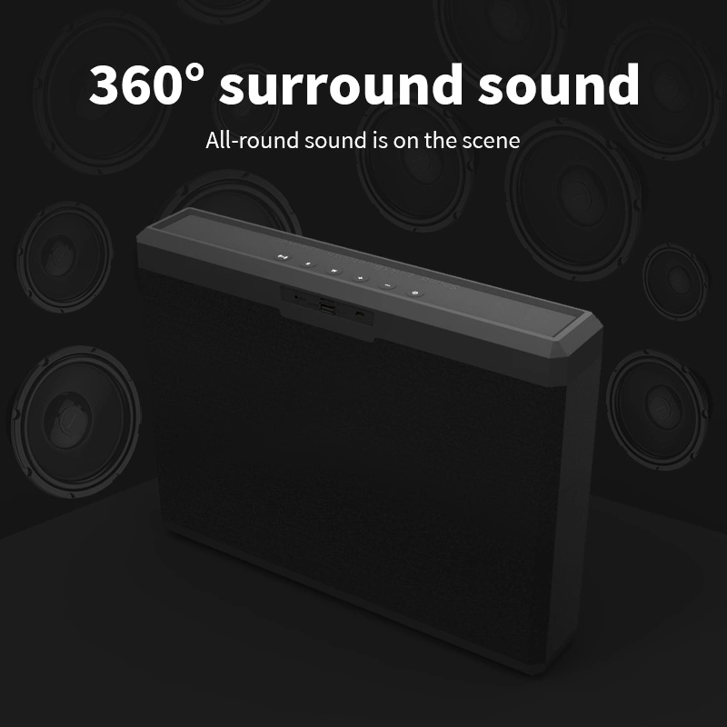 Miniature 80W Large Volume Bloodtooth Portable TV Audio Home Theater System Surround Sound Wired and Wireless