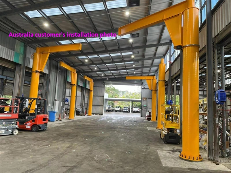 1t 2t 5t Jib Crane Light Type Workshop Construction Used 2000kg / 3000kg / 500kg Slewing Arm Crane