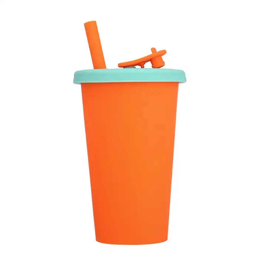 Copo de água dobrável em silicone coffee Travel Cup com tampas