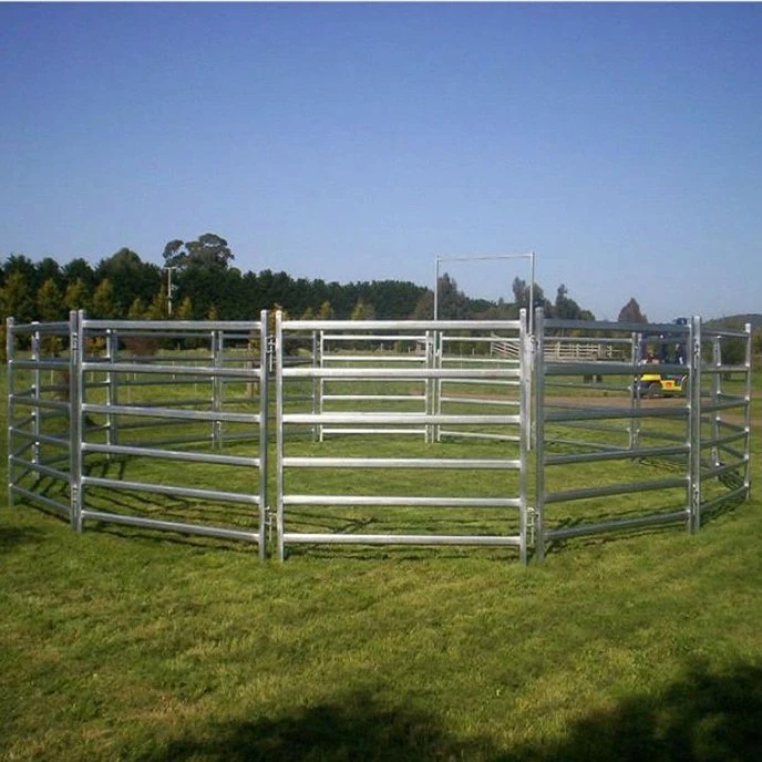 Australia Standard 1.8mx2.1m Oval Rail Livestock Farm Fence Cattle Corral Panels