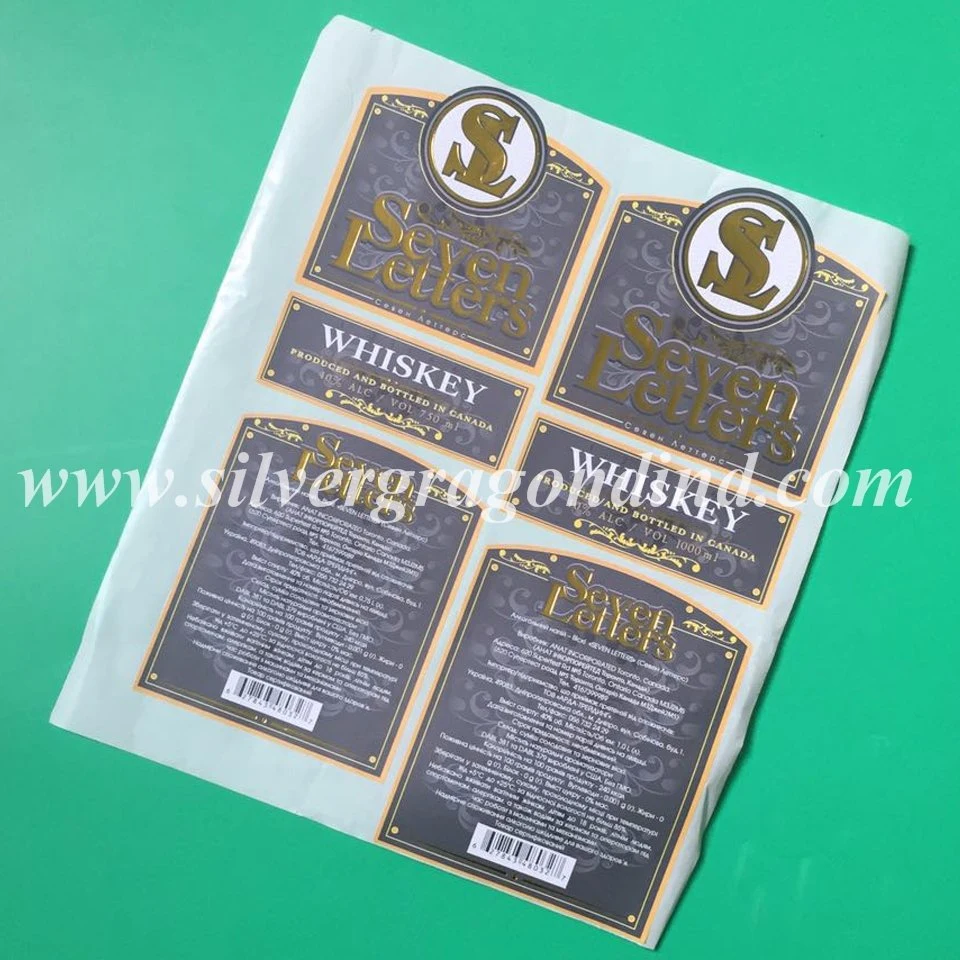 Plastic Heat Shrinkable Sleeve Label for Bottle Packing