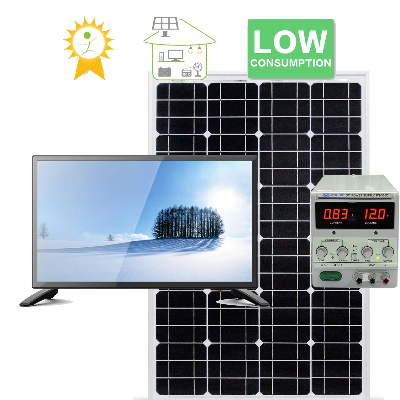 TV LED de 15 17 19 22 24 polegadas DVB-T2/S2 TV Full HD Factory Cheap Square e TV de tela plana Smart TV LCD