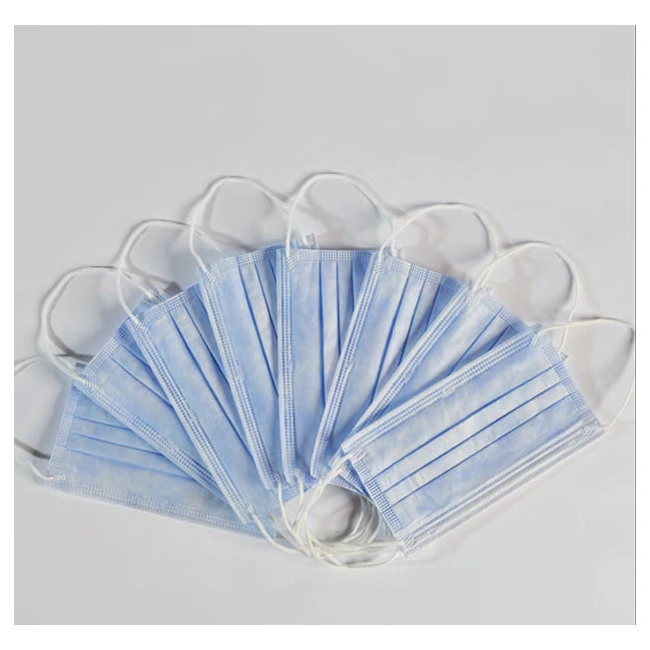 Polypropylene Surgical Mask Non-Sterile Lint-Free, Skin-Friendly with Integrated Nose Bridge