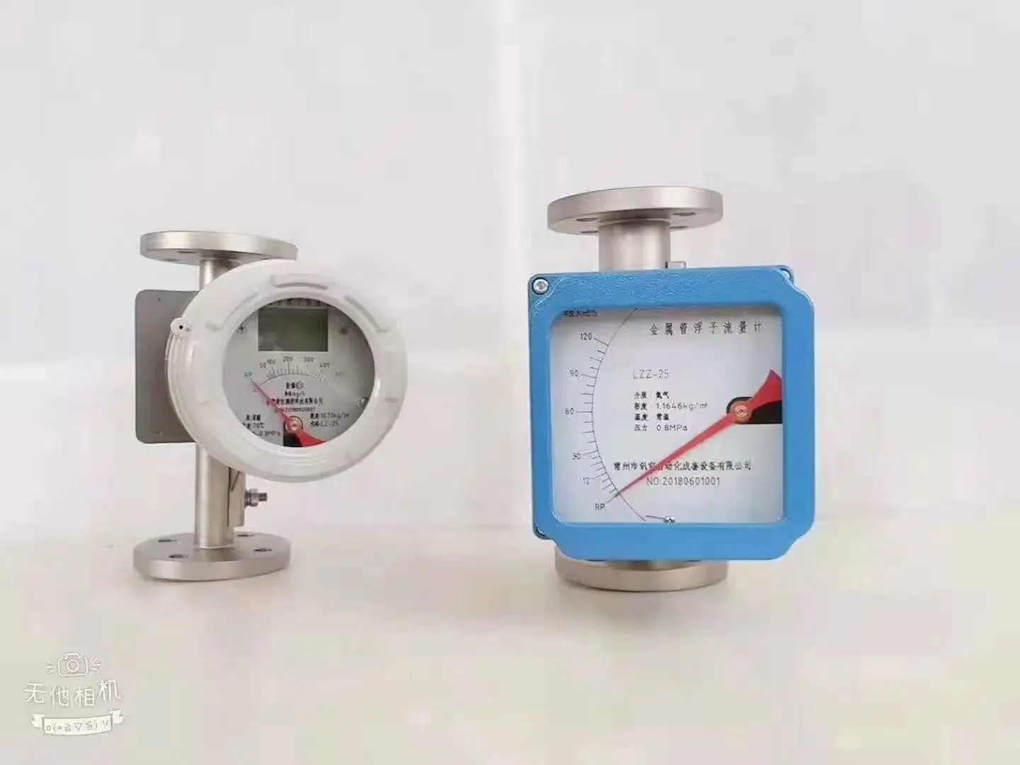 Tubo metálico montado horizontalmente Rotameter medidor de flujo de aceite de flotación