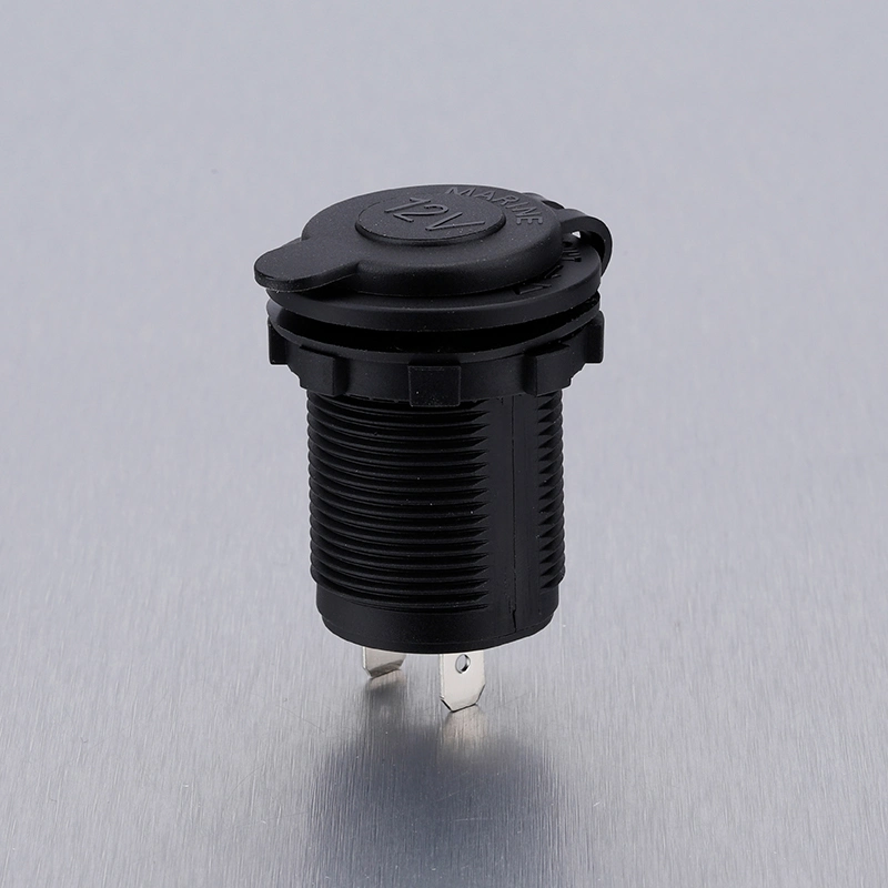 Electrical Waterproof Female Holder Power Plug DC12V Cigar Car Cigarette Socket Lighter Charger with Cover