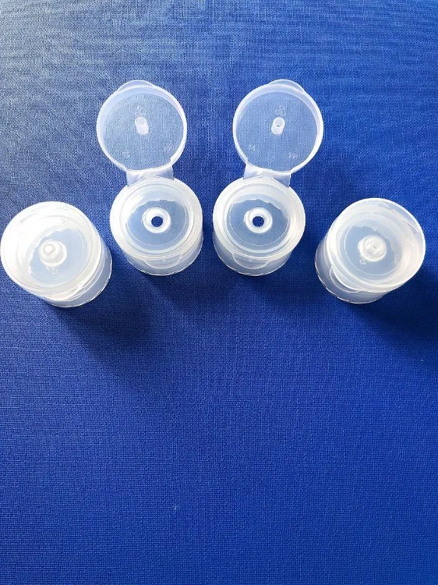 20mm 24mm 28mm Screw Cap Plastic Lids Cosmetic Packaging Plastic Flip Top Cap