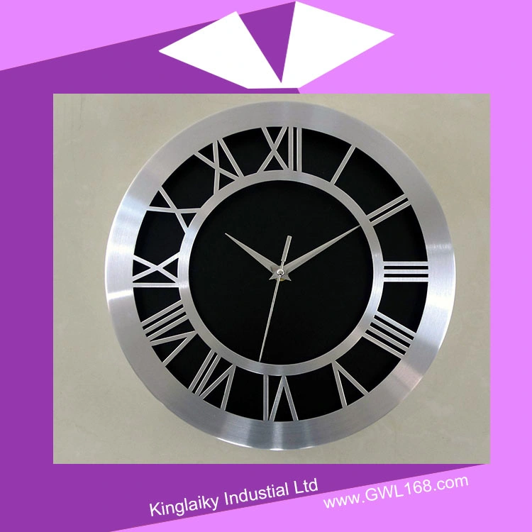 Customized Steel Wall Clock in Roman Numeral PC-002