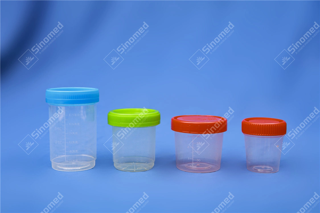 Plastic Disposable Urine Containers Cup Stool Specimen Collection Container