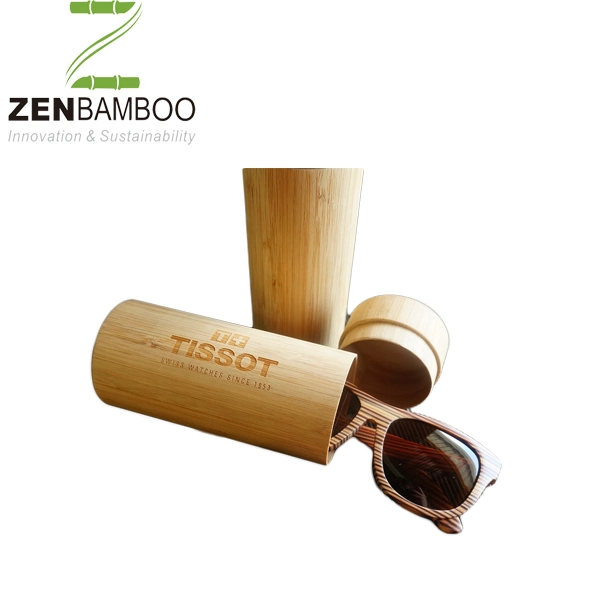 Factory Made Bamboo Gift Tube Box for Sun Glasses