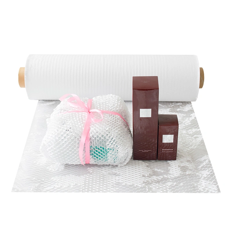 Green Solution Packaging Roll Buffer Kraft Wrapping Paper Cushion Honeycomb Wrap