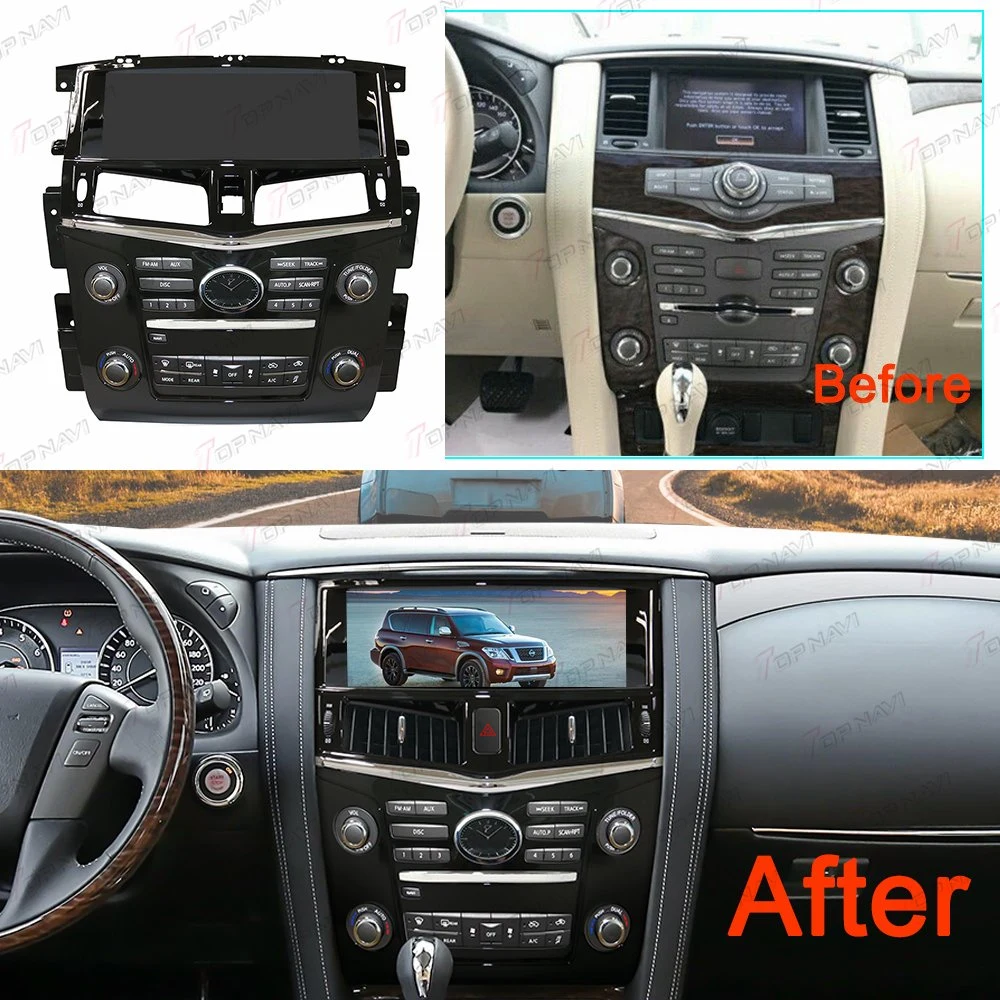 12.3" de Android para Nissan Patrol 2016-2019 radio del coche reproductor de DVD GPS Multimedia