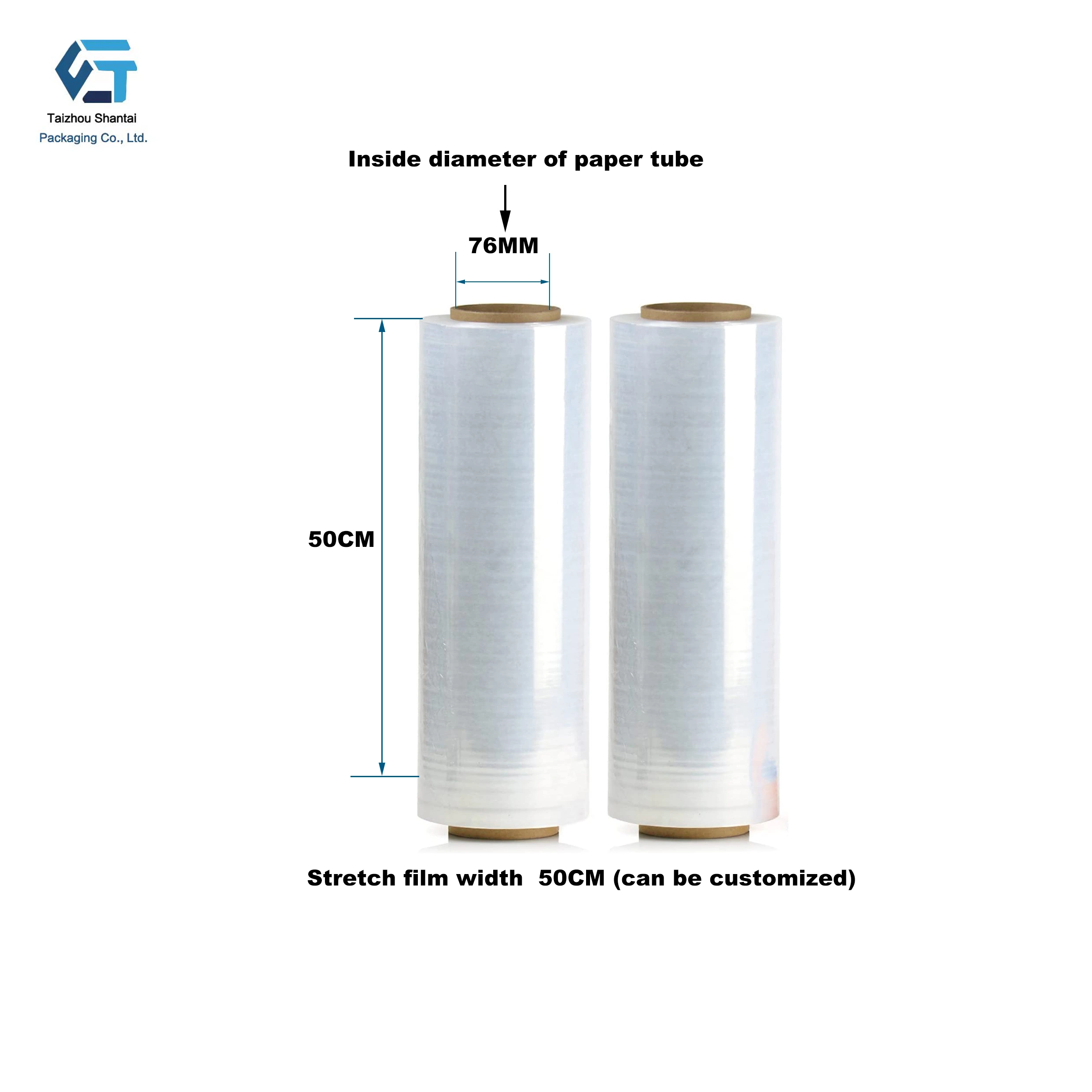 2023 LLDPE Material for Packaging Hand Transparent Plastic Film Clear Plastic