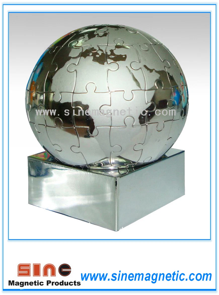 Metal Magnetic Puzzle Globes Magnetic Gift