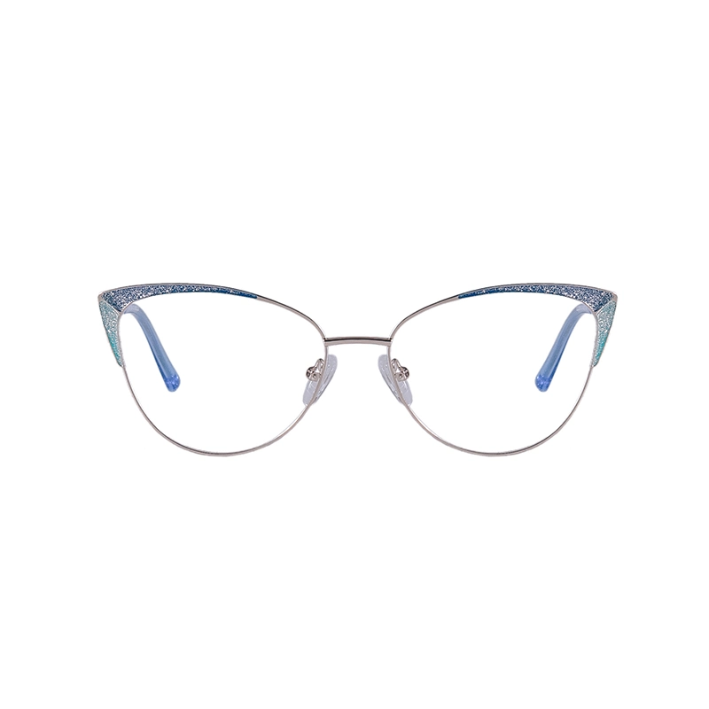 Fashion High quality/High cost performance  Cat-Eyed Metal Optical Frame with 5 Colors