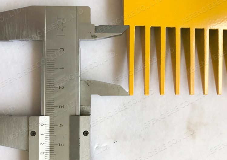 Km5236480h02 A7 Yellow Escalator Comb Plate Escalator Parts