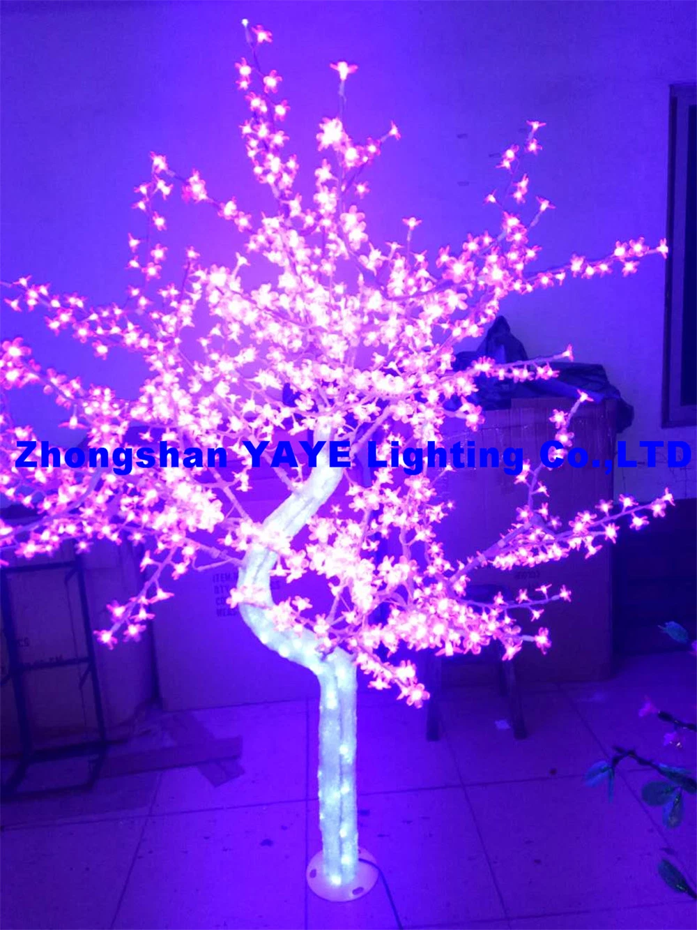 Yaye 18 Hot vender 2 años de garantía/Ce/RoHS llevado árbol/ luz LED de exterior/interior de árbol de cerezos en flor