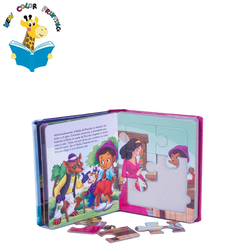 Cusom Kids Puzzle Enfants Conseil Conseil Impression de Livres Livres