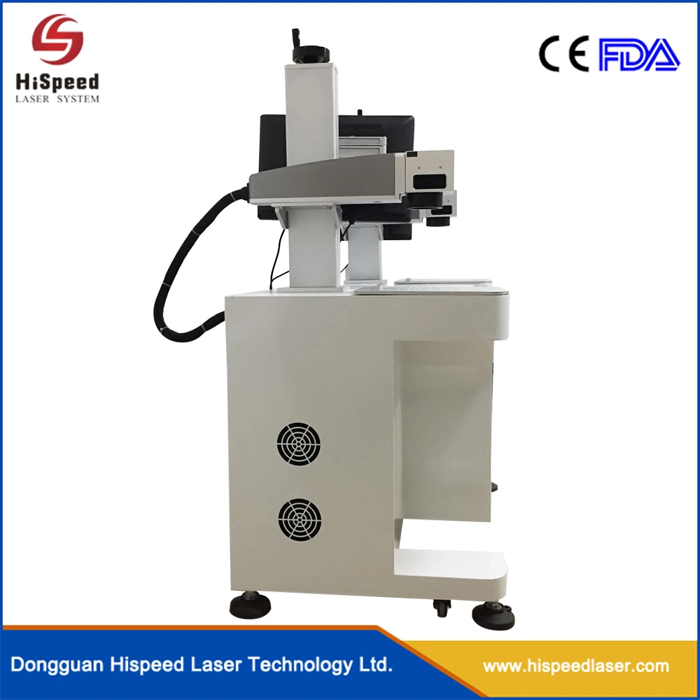 Hispeed Permanent Marking Engraving Laser Machine for Metal Materials No Consumables