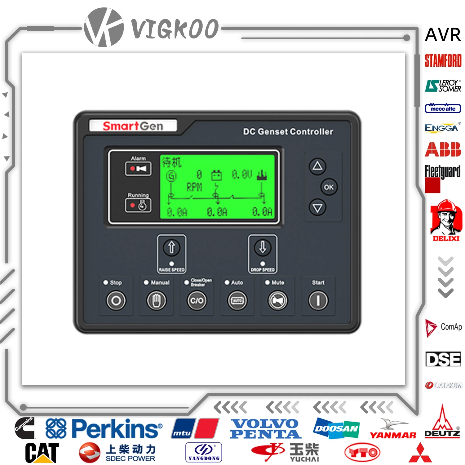 Smartgen Hgm7120can Genset Controllers for Genset Automation
