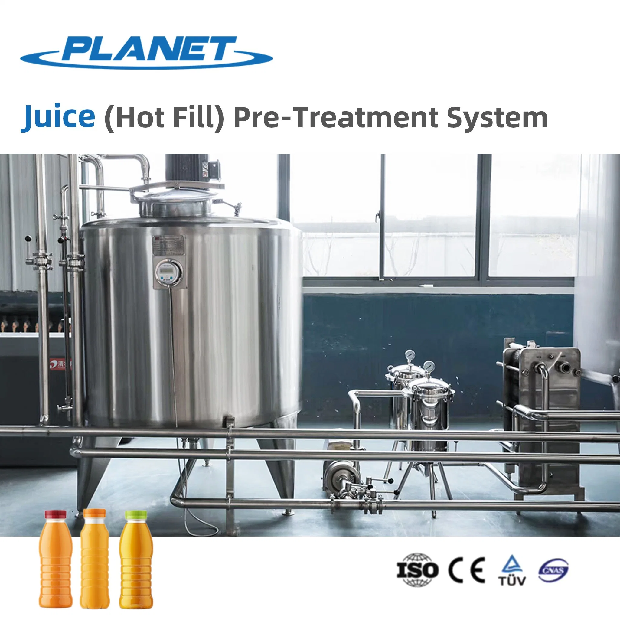 Juice Making Plant with Uth Sterilizer