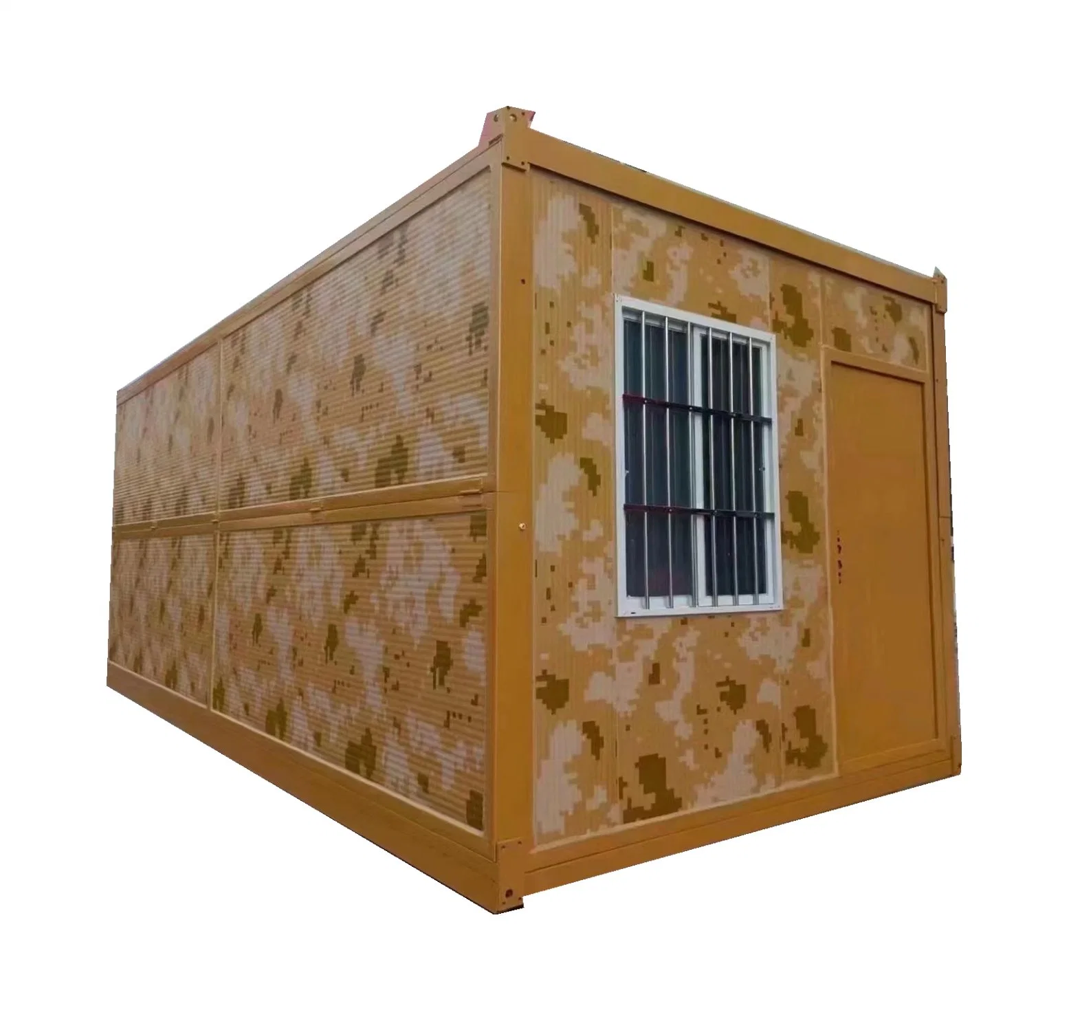 Prefabricated Modular Foldable Container House Frame Prefab 20FT 40FT USA with Solar and Plumbing