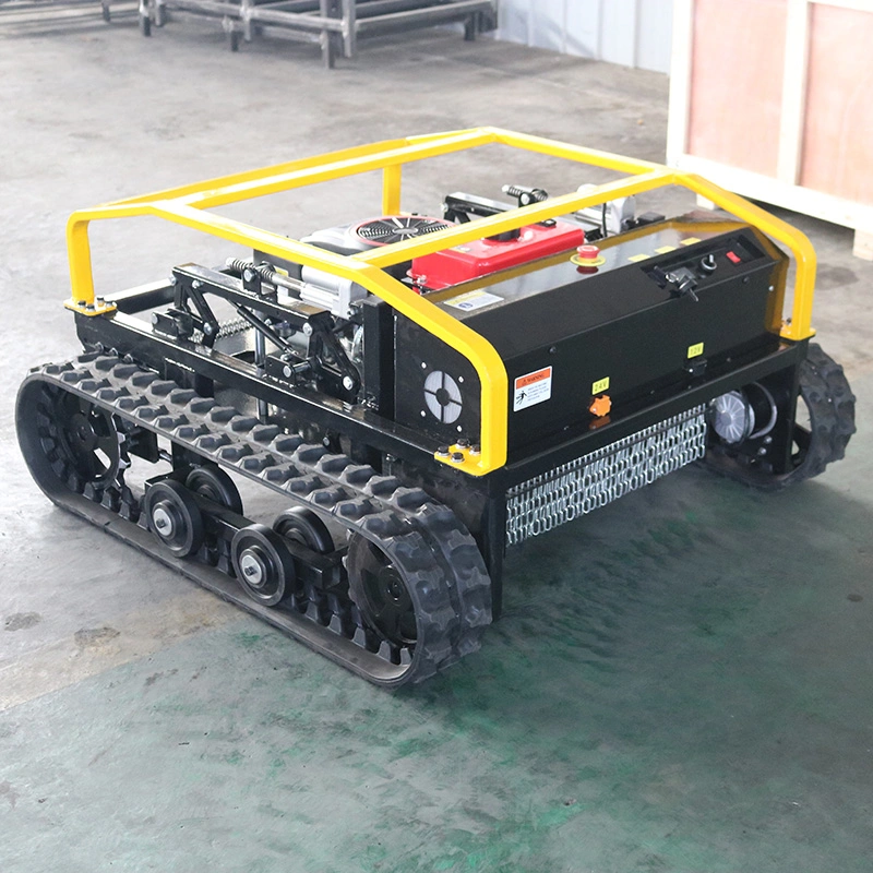 Free Shipping 800mm Crawler Remote Snow Control Robot Lawn Mower