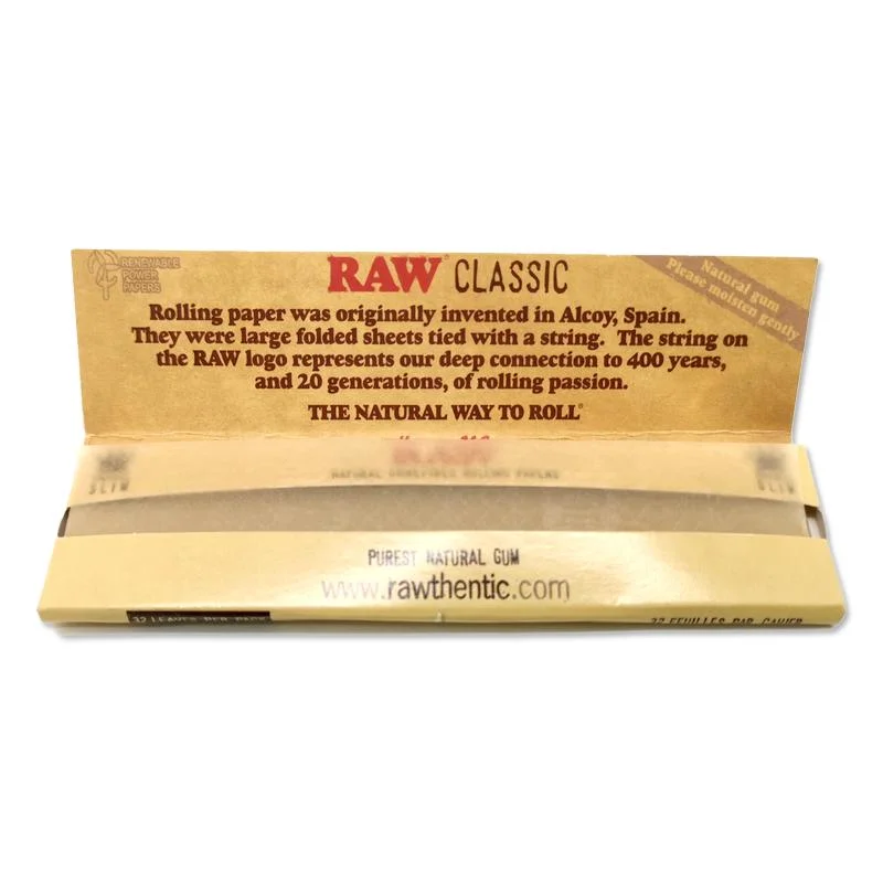 ورق Raw Classic KingSize Slim Rolling Paper