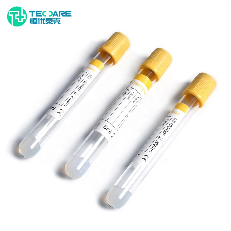 Laboratory Serum Medical Glass Sample Vacuum Test Blood Collection Tube